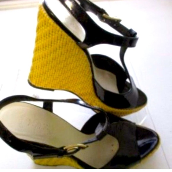 Bally Shoes - Bally leather wedge sandals.